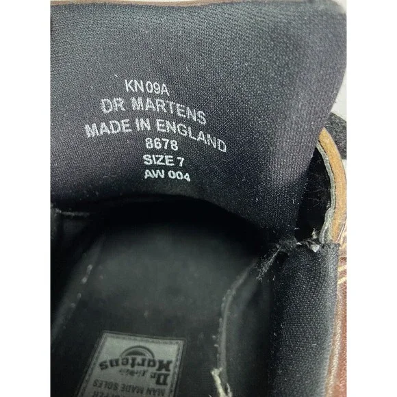 Vintage Dr Doc Martens Y2K Leather Oxford Chunky Platform Shoe Womens US Size 8 - Picture 9 of 14